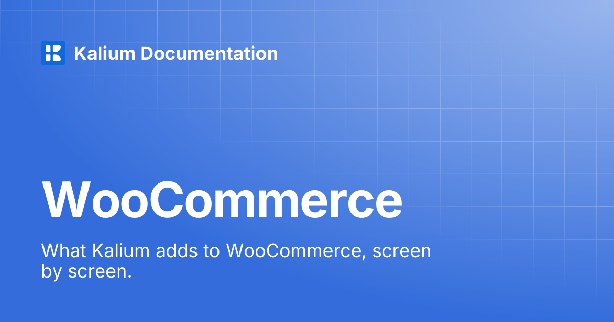 WooCommerce | Kalium Documentation